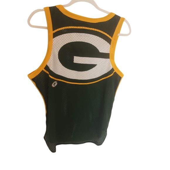 Green Bay Packers NFL Womens Mesh Tank Top Jersey XL Team Apparel - Picture 2 of 4